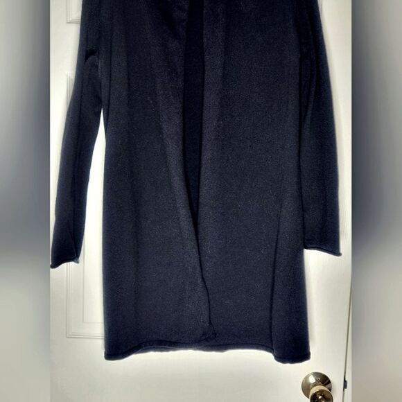 INC International Concepts PL Black CASHMEREBlendLngslvKnit Women OpenedCardigan - Picture 5 of 8